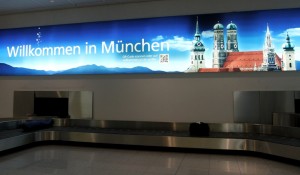 Munich airport baggage carousel