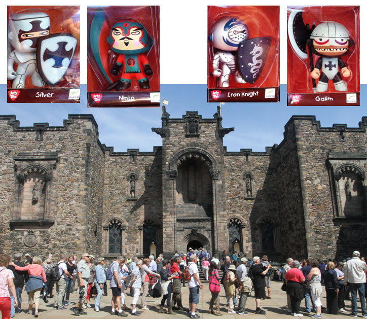 Edinburgh Castle Collage 1